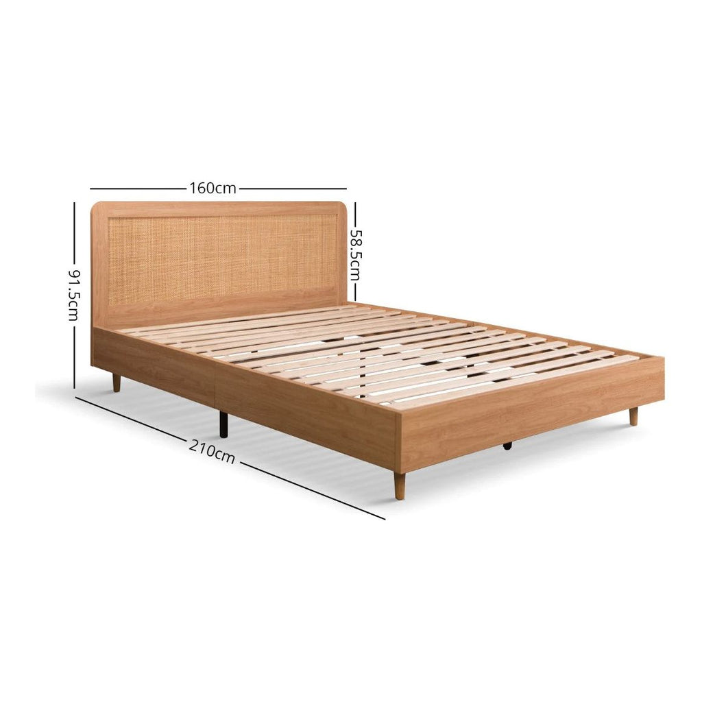 Rattan Queen Bed Frame