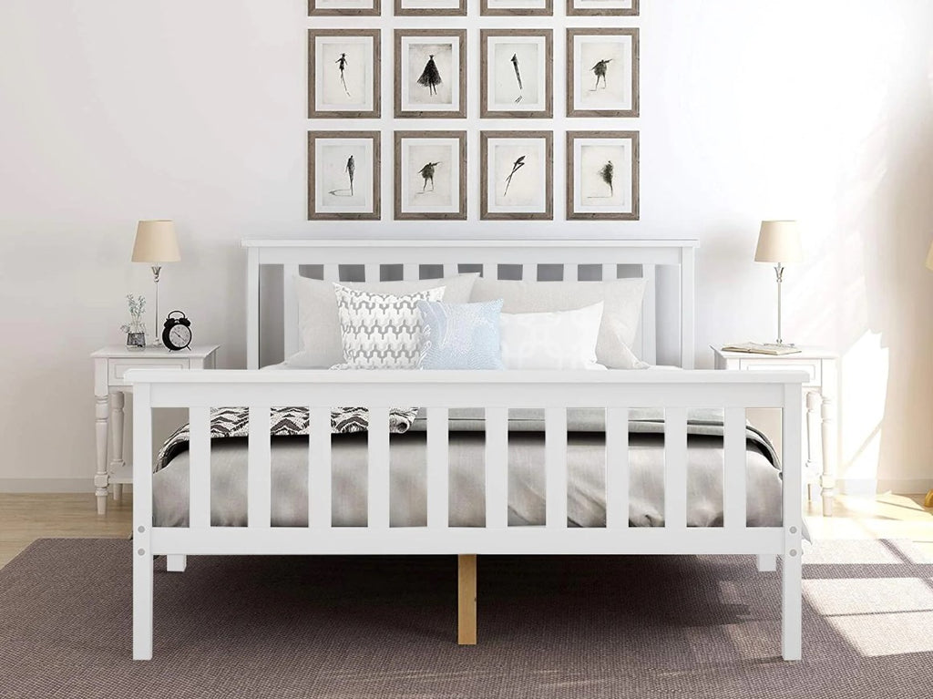 White Queen Bed Frame