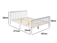 White Queen Bed Frame