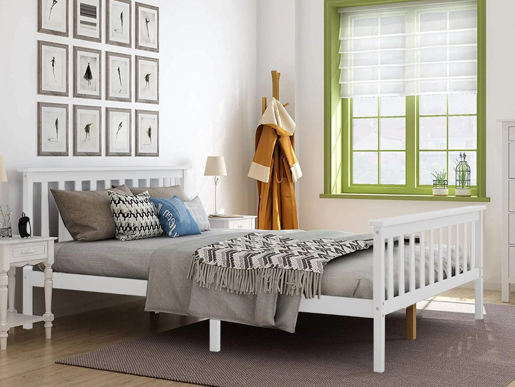 White Queen Bed Frame