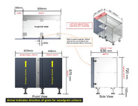 Base Blind Corner 1 Door - 1080mm - Left Hand