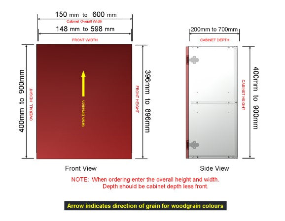 Wall 1 Door - 500mm