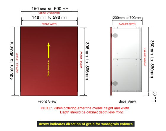 Wall 1 Overhanging Door - 300mm