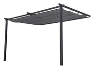 Wall Mounted Pergola With Retractable Canopy 3M X 4M