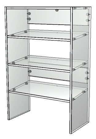 Wardrobe Shoe Credenza - 500mm