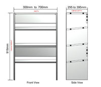 Wardrobe Shoe Credenza - 500mm
