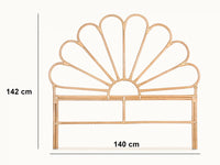 Rattan Headboard Petal - D, Q, K