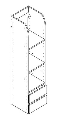 Tall Hanging Tower 400 2-Drawer Unit