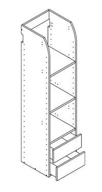 Tall Hanging Tower 400 2-Drawer Unit