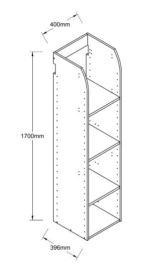 Tall Tower 400 3-Shelf Unit