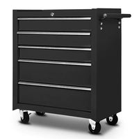 Tool Cabinet Roll Cabinet 5 Draw Black