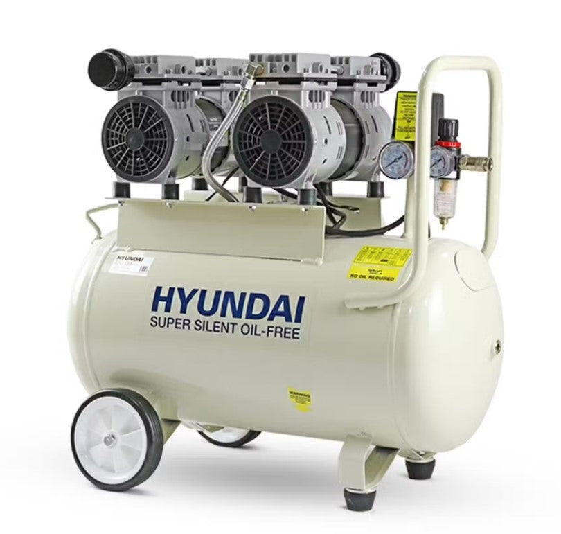 Hyundai Air Compressor Oil Free Low Noise 2HP 50L