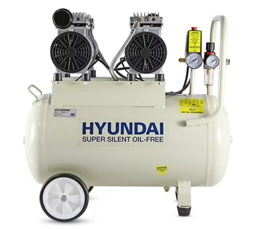 Hyundai Air Compressor Oil Free Low Noise 2HP 50L