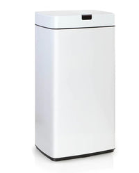 45L Square Sensor Bin White