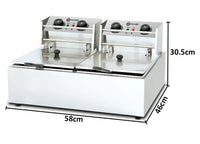 Twin Tank Electric fryer