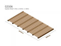 Garden Shed Wooden Floor Kit 1.55M X 3.07M