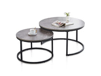 Coffee Table Nesting Set - Grey or Walnut