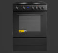Vogue Freestanding Oven 60cm with Hotplates - Black