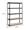 5 Level Steel Shelves - 2 Sizes - Next Shipment