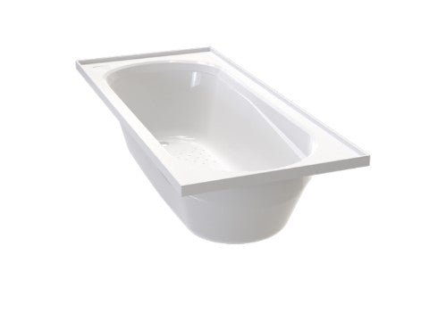 Clearlite 740 x 405mm White Pacific Bath - 1655mm