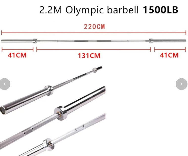 170kg Bumper Weights Set/ Olympic Barbell + Rubber Bumper Weights