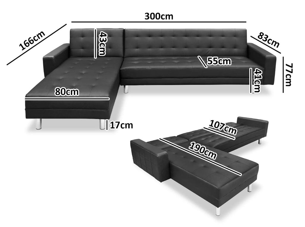 Sofa Bed Black