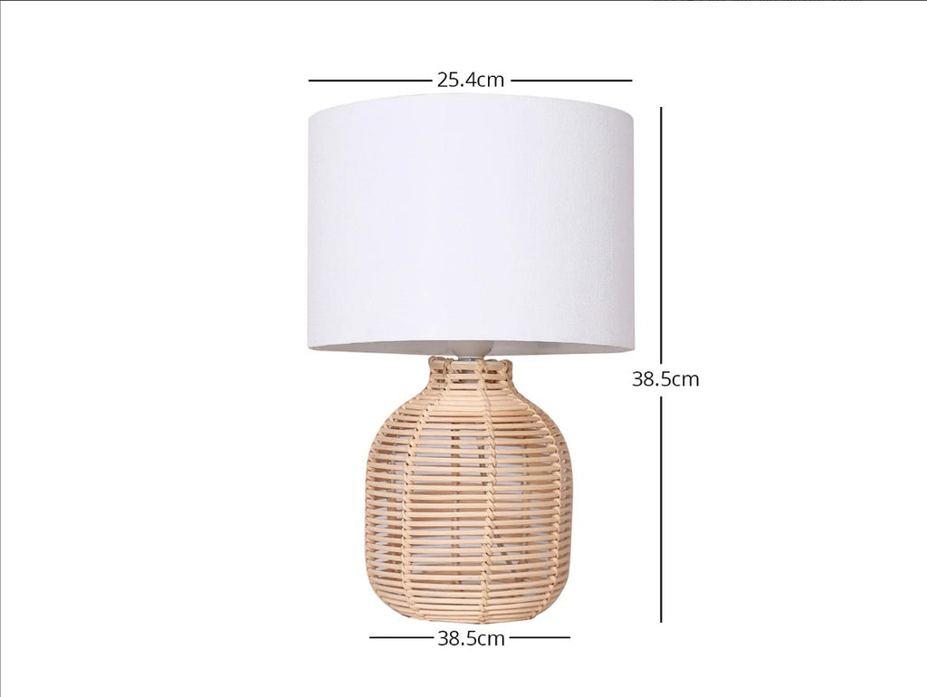 Rattan Table Lamp