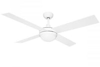 52"Modern Ceiling Fan With LED Light Remote Control 4 Blades 3 Speed Timer