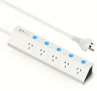Power Strip With 5 Outlets & 4 USB Charger