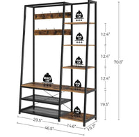 Coat Rack Wardrobe Clothes Rack Clothes Organizer