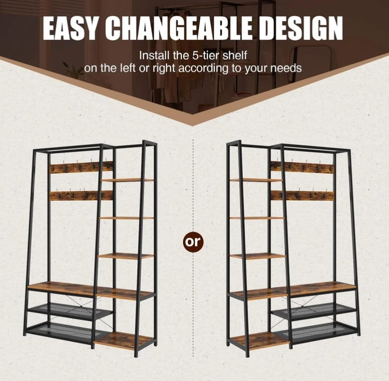 Coat Rack Wardrobe Clothes Rack Clothes Organizer