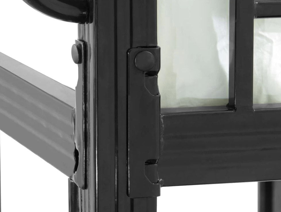 Metal Bunk Black With 15Cm Mattress