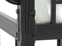 Metal Bunk Black With 15Cm Mattress