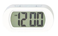 Living & Co Oval Alarm Clock White