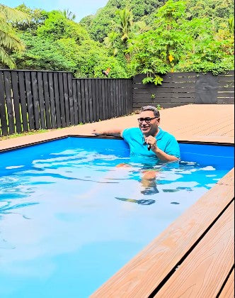 Swimming Pool 4.3m x 2.25m x 1.4 Deep