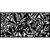 Wall Art 1140 x 570mm Charcoal - Monstera or Hinterland