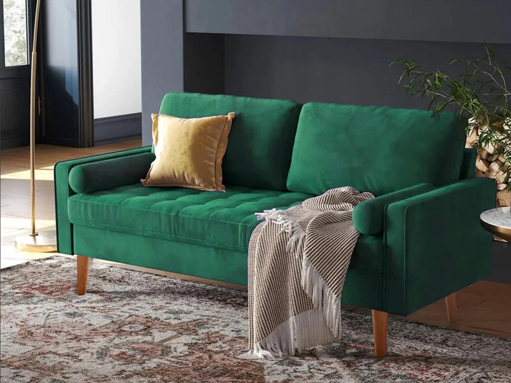 Velvet 3 Seater Sofa - 3 Colours