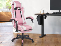 Chano Deluxe Gaming Chair Pu Blue, Red, Pink