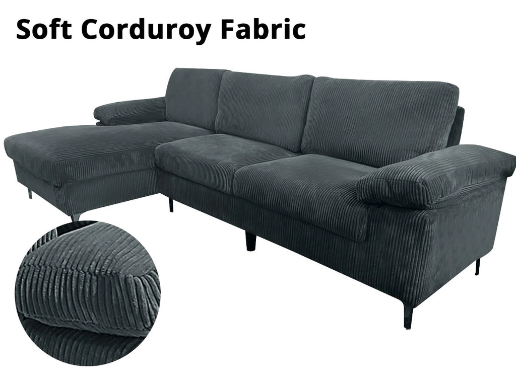 Sectional Sofa - 3 Colours