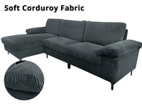 Sectional Sofa - 3 Colours