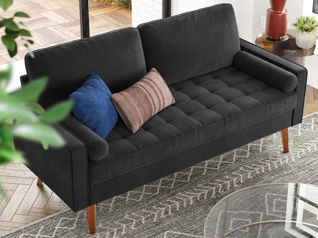 Velvet 3 Seater Sofa - 3 Colours