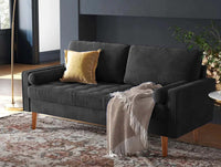 Velvet 3 Seater Sofa - 3 Colours