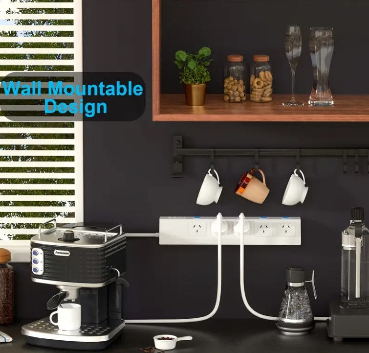 Power Strip With 5 Outlets & 4 USB Charger