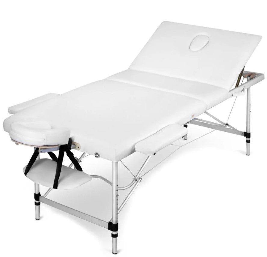 Massage Table Portable Green & Black