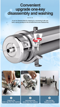 Ultra-Filtration Pipeline Water Purifier