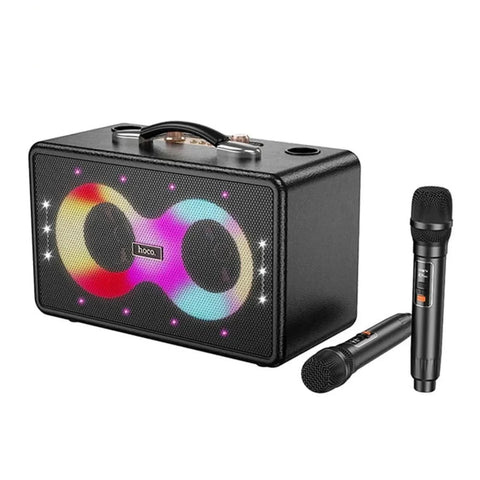 Hoco Bluetooth Speaker 40W with Dual Wireless Microphones