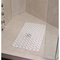 Axton 75 x 43cm White Suction Bathmat - White