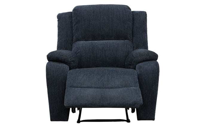 Naples Single Recliner in Navy