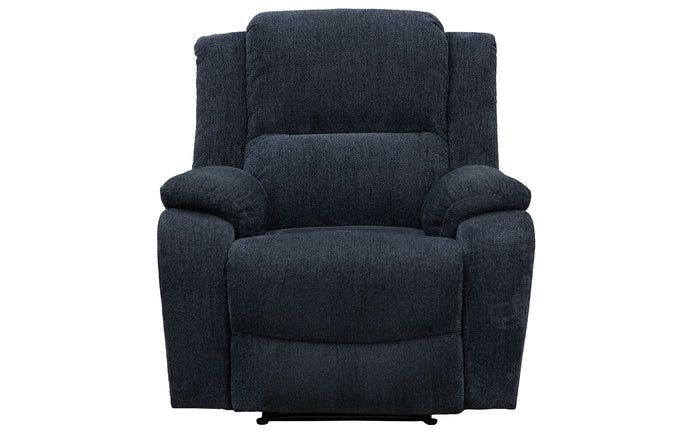 Naples Single Recliner in Navy