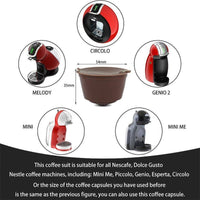 Reusable Refillable Nescafe Dolce Gusto Coffee Capsule Filter - Next Shipment
